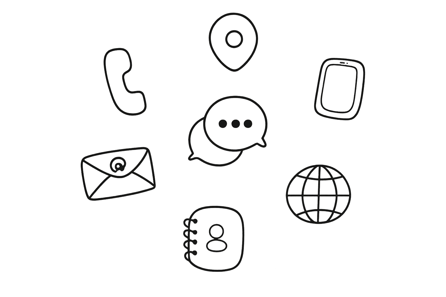 Contact Page Clipart